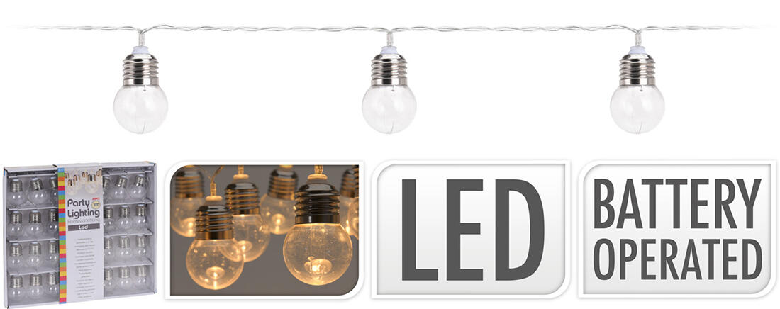 osvětlení ŽÁROVKA 4cm, 4,5m, 30LED, PH/kov 0.24 Kg MTA MAXMIX Sklad14 386446