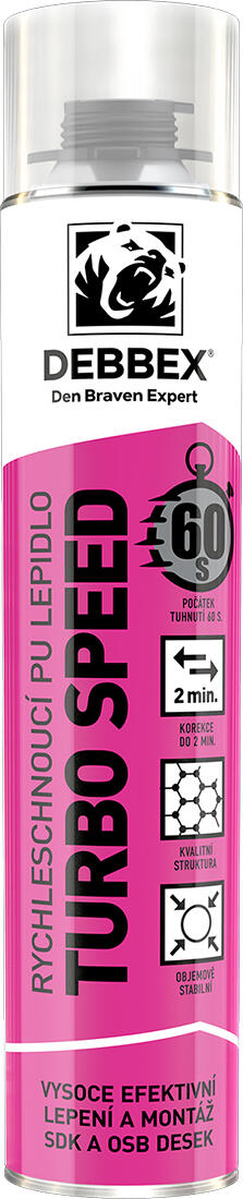 pěna montážní 750ml TURBO SPEED 60s 0.72 Kg MAXMIX Sklad14 442224 17