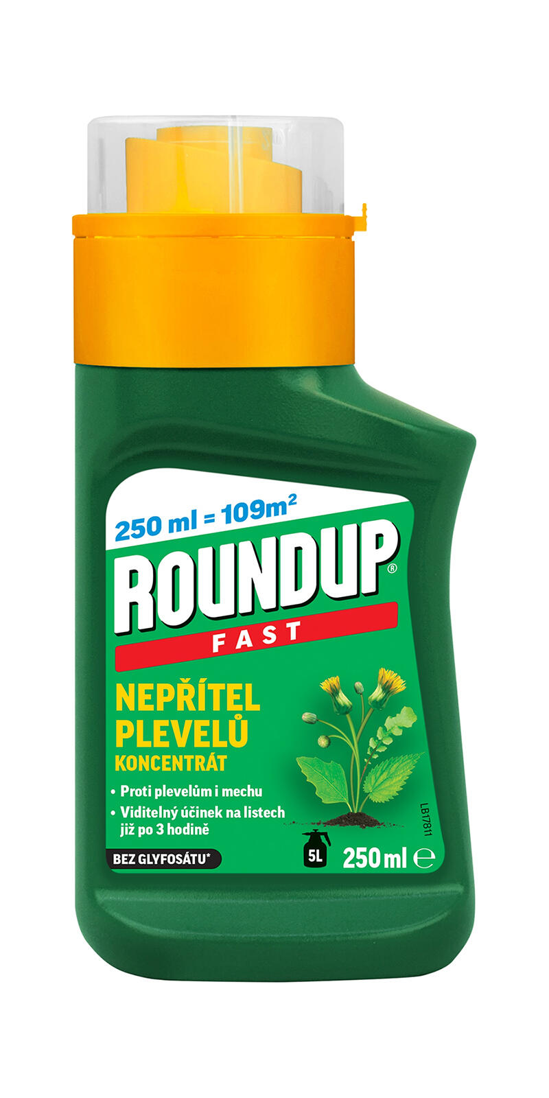 ROUNDUP FAST bez glyfosátu 250ml koncentrát 0.24 Kg MTA MAXMIX Sklad14 910743