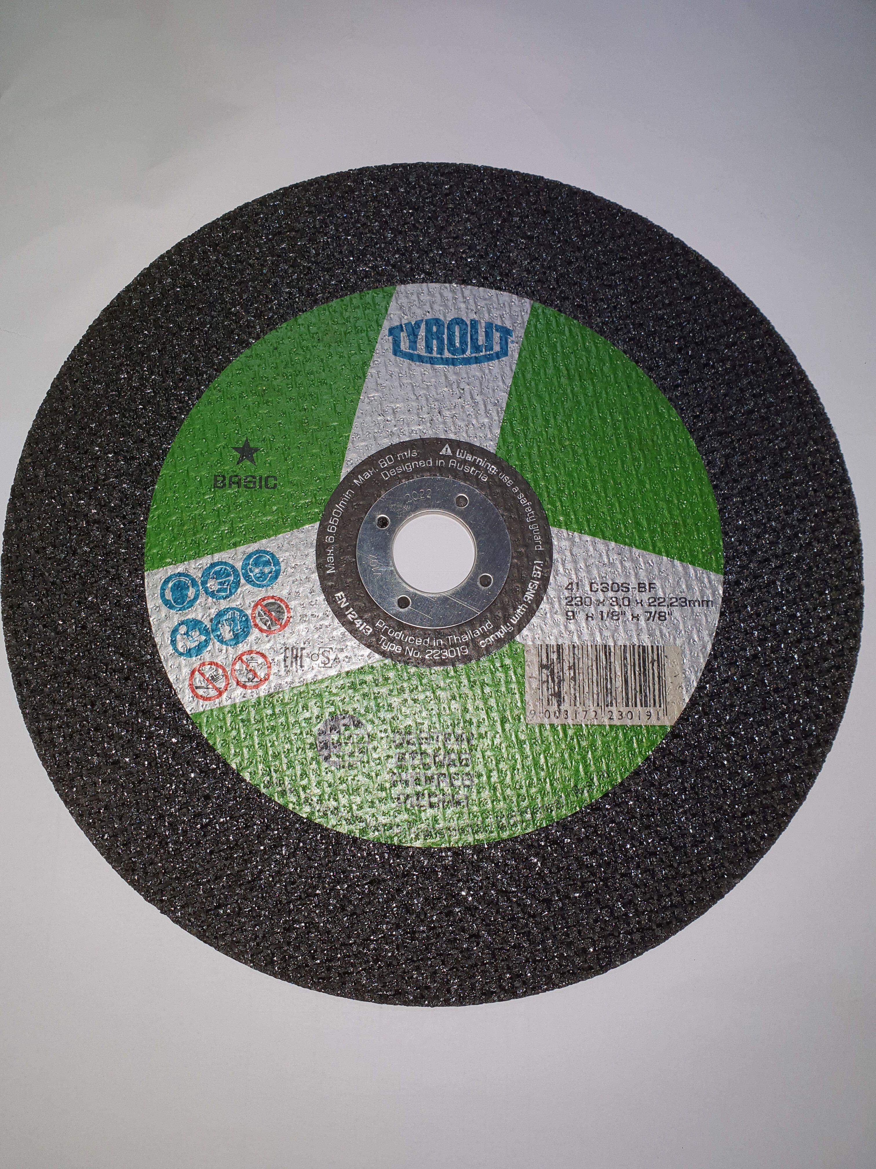 kotouč řez.na litinu,kámen 230x3,0/3,2x22,2mm 0.25 Kg MTA MAXMIX Sklad14 548809