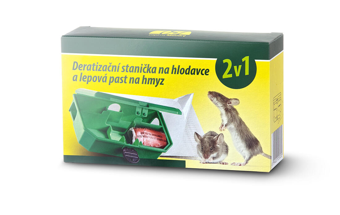 stanička deratizační na hlodavce 2v1 0.06 Kg MAXMIX Sklad14 908717 88