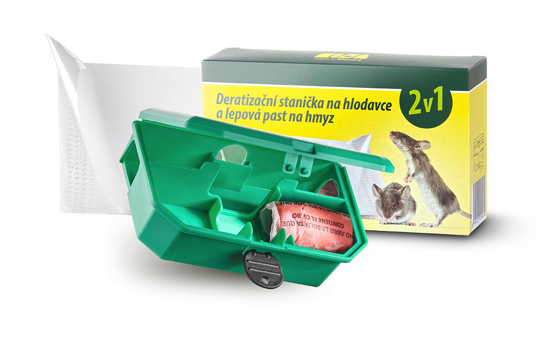 stanička deratizační na hlodavce 2v1 0.06 Kg MTA MAXMIX Sklad14 908717