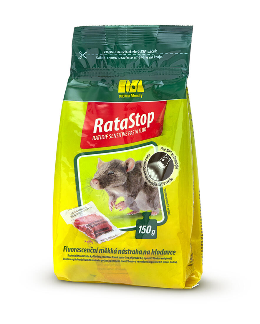 jed na hlodavce RataStop měkká nástraha 150g