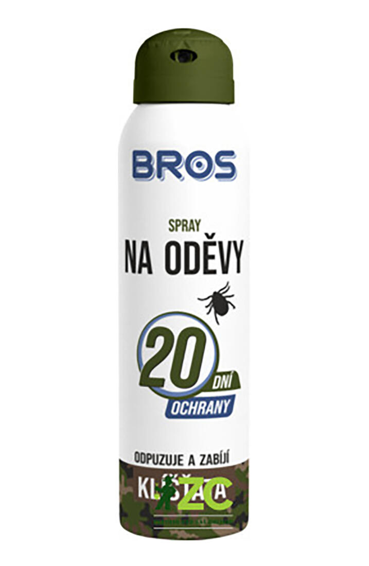 sprej na oděvy proti klíšťatům 90ml BROS 0.11 Kg MTA MAXMIX Sklad14 919635