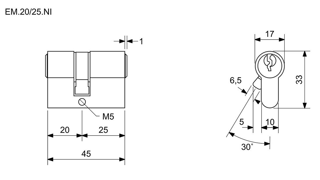 vložka stavební EURO MINUS 20+25 3kl. Ni  RICHTER 0.16 Kg MTA MAXMIX Sklad14 495099