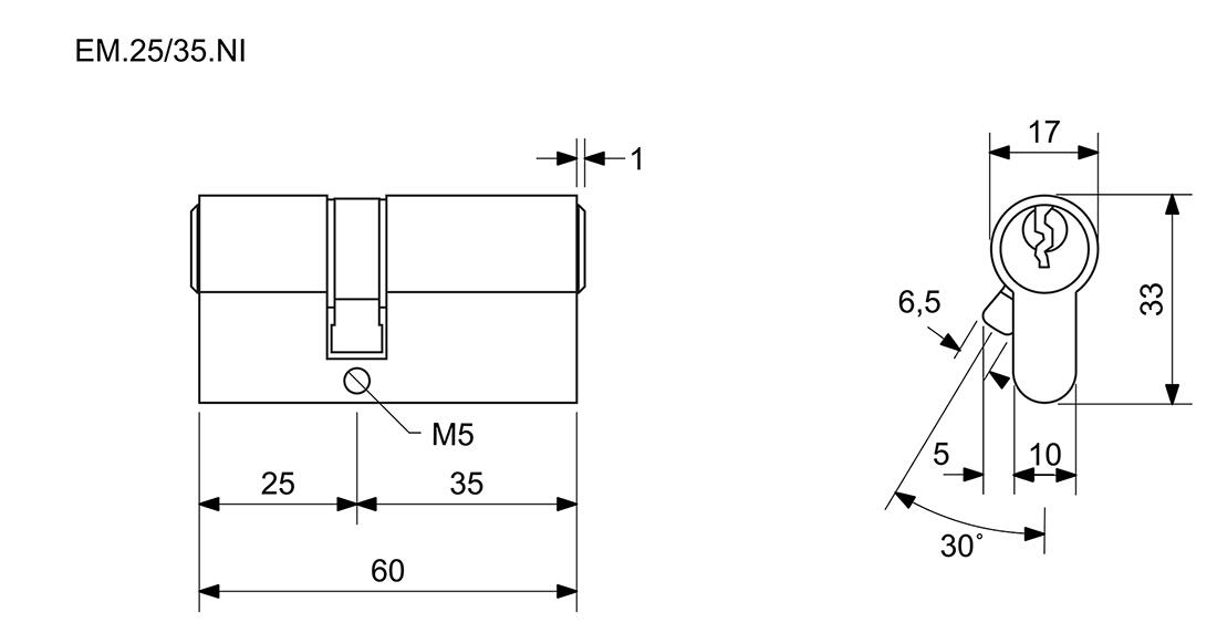 vložka stavební EURO MINUS 25+35 3kl. Ni  RICHTER 0.2 Kg MTA MAXMIX Sklad14 495104