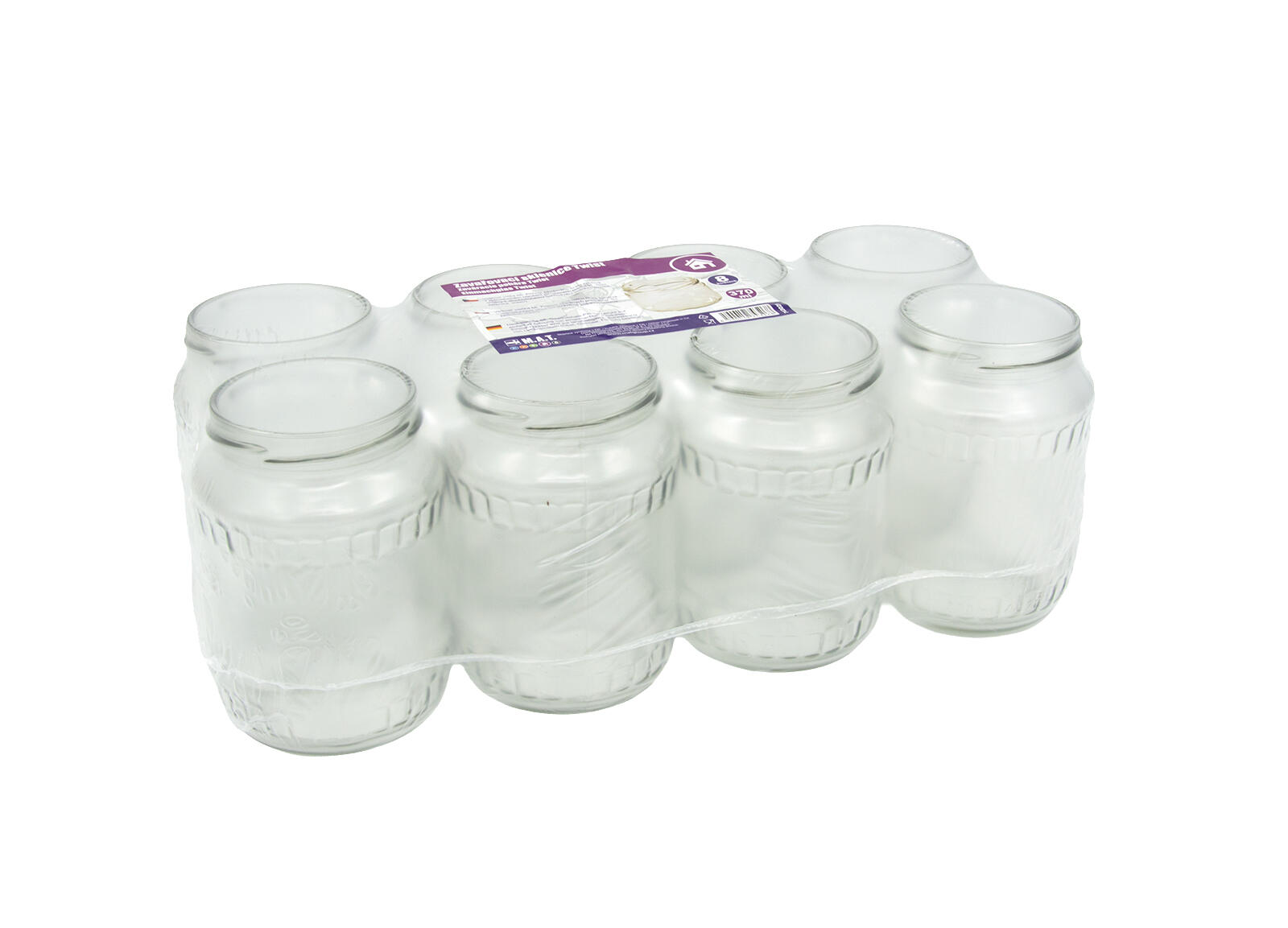 sklenice zavařovací  370ml TWIST 66 (8ks) 1.3 Kg MTA MAXMIX Sklad14 743025
