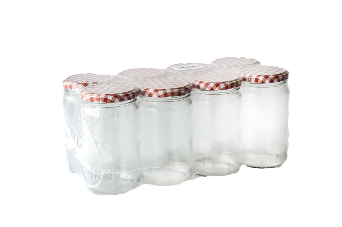 sklenice zavařovací  370ml TWIST 66 + víčka KANAFAS (8ks) 1.4 Kg MTA MAXMIX Sklad14 743027