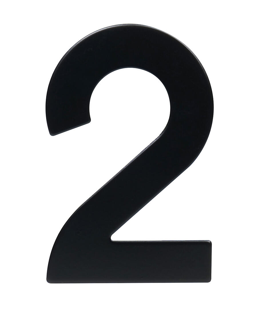 číslo domovní č.2  95mm nerez ČER 0.06 Kg MTA MAXMIX Sklad14 495107