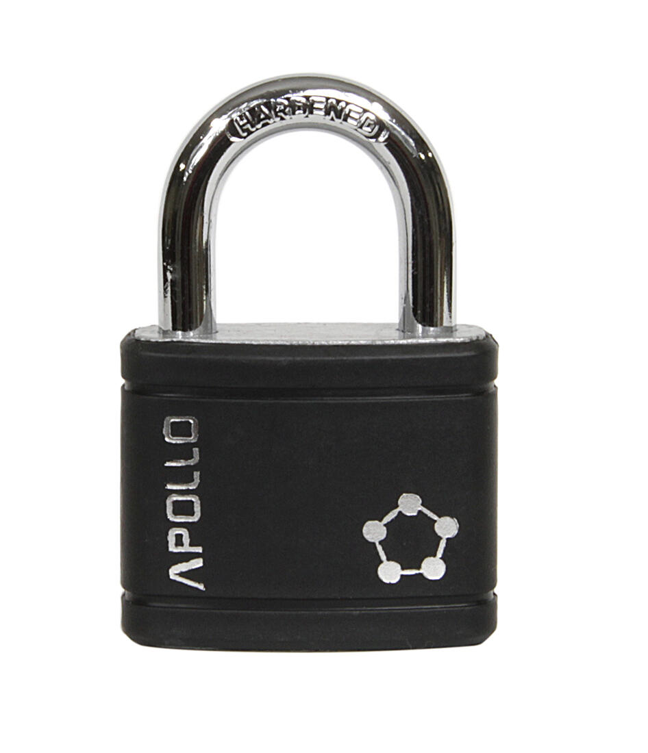 zámek visací APOLLO 40 3kl. ČER 0.13Kg MAT MAXMIX Sklad14 495138