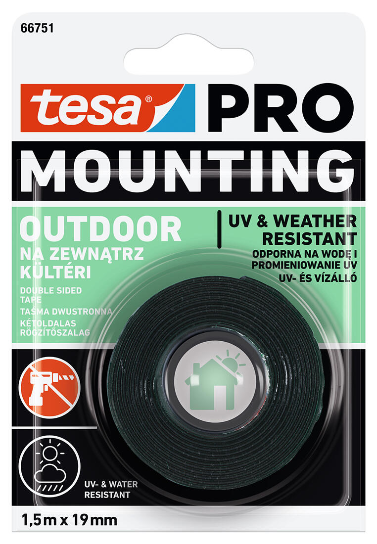 páska montážní do exteriéru 19mmx1,5m TESA 0.04 Kg MTA MAXMIX Sklad14 499402