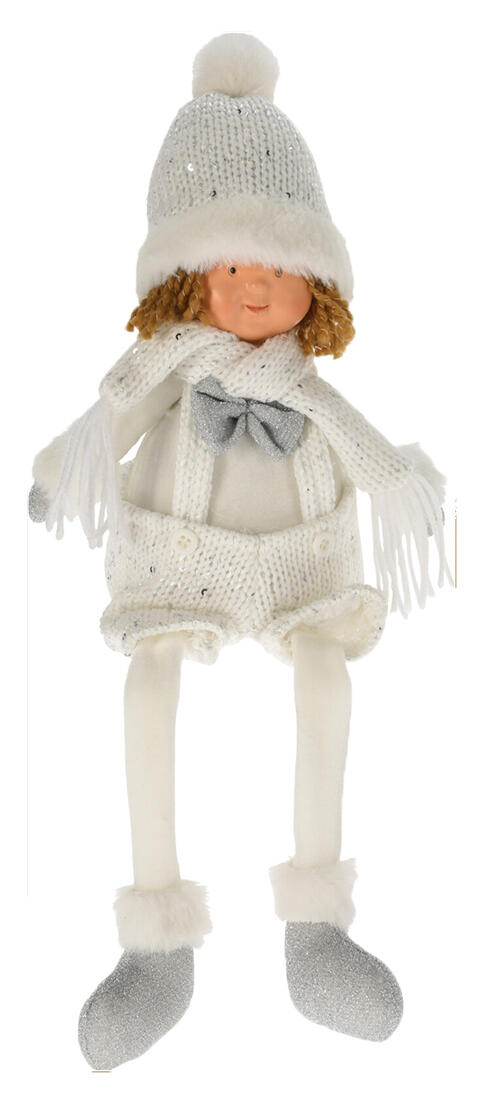 dekorace DÍVKA/CHLAPEC 45cm BÍ/STŘ mix 0.51 Kg MTA MAXMIX Sklad14 386551