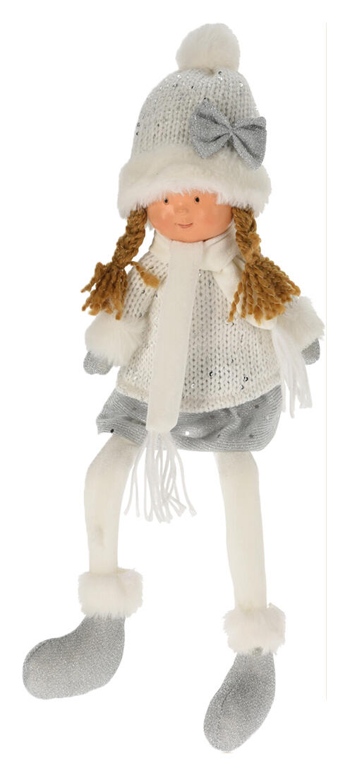 dekorace DÍVKA/CHLAPEC 45cm BÍ/STŘ mix 0.51 Kg MTA MAXMIX Sklad14 386551