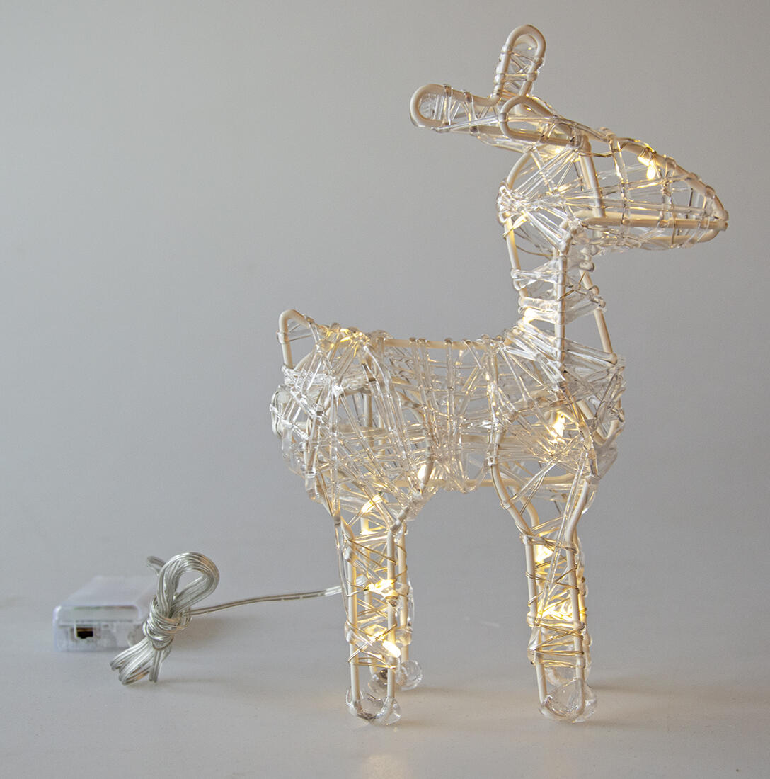 dekorace LED SOB 20cm, 20LED, s časovačem, akryl 0.15 Kg MTA MAXMIX Sklad14 386576