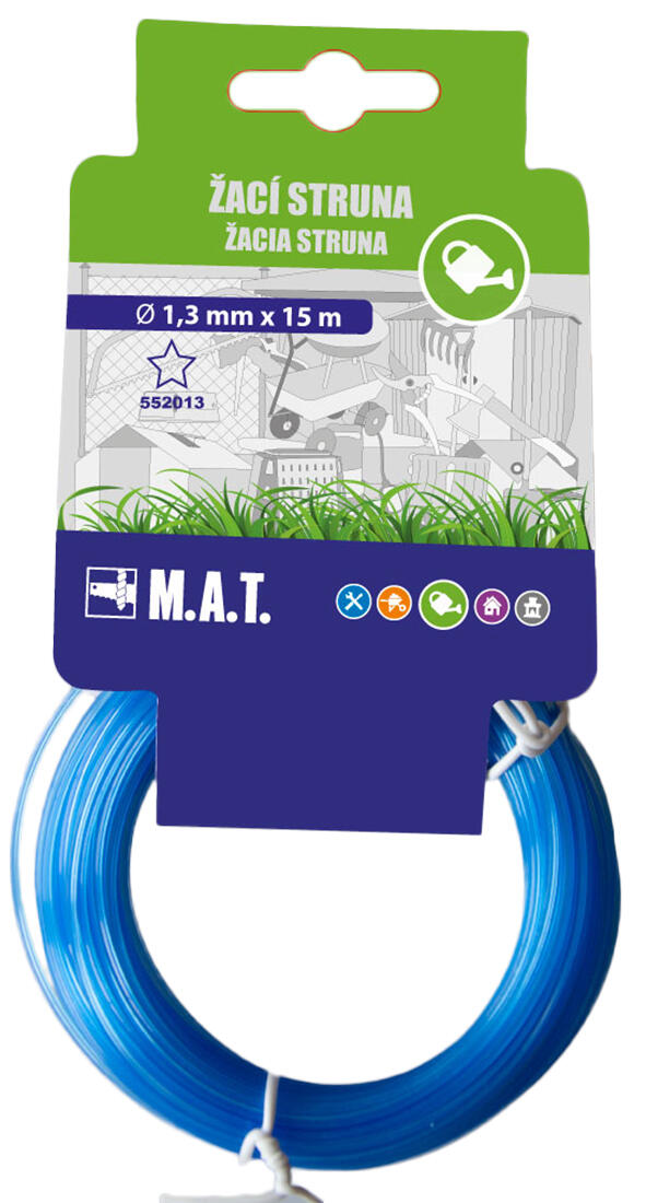 struna 1,3/15m hvězda 0.03Kg MAT MAXMIX Sklad14 552013