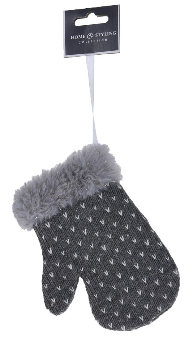 dekorace závěsná mix RUKAVICE/PUNČOCHA/ČEPICE 15cm BÍ,ŠE 0.01 Kg MTA MAXMIX Sklad14 386612