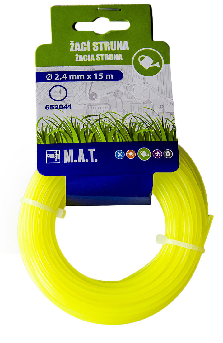 struna 2,4/15m kruh 0.08Kg MAT MAXMIX Sklad14 552041