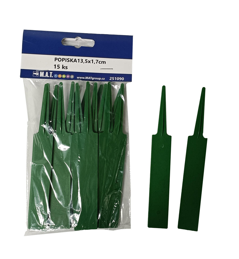 popiska 14x1,9cm (15ks) 0.07 Kg MTA MAXMIX Sklad14 251090