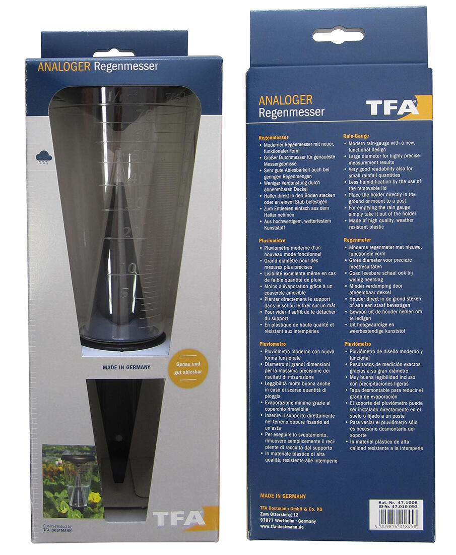 srážkoměr 12,2x30,5cm 0.23 Kg MTA MAXMIX Sklad14 347333