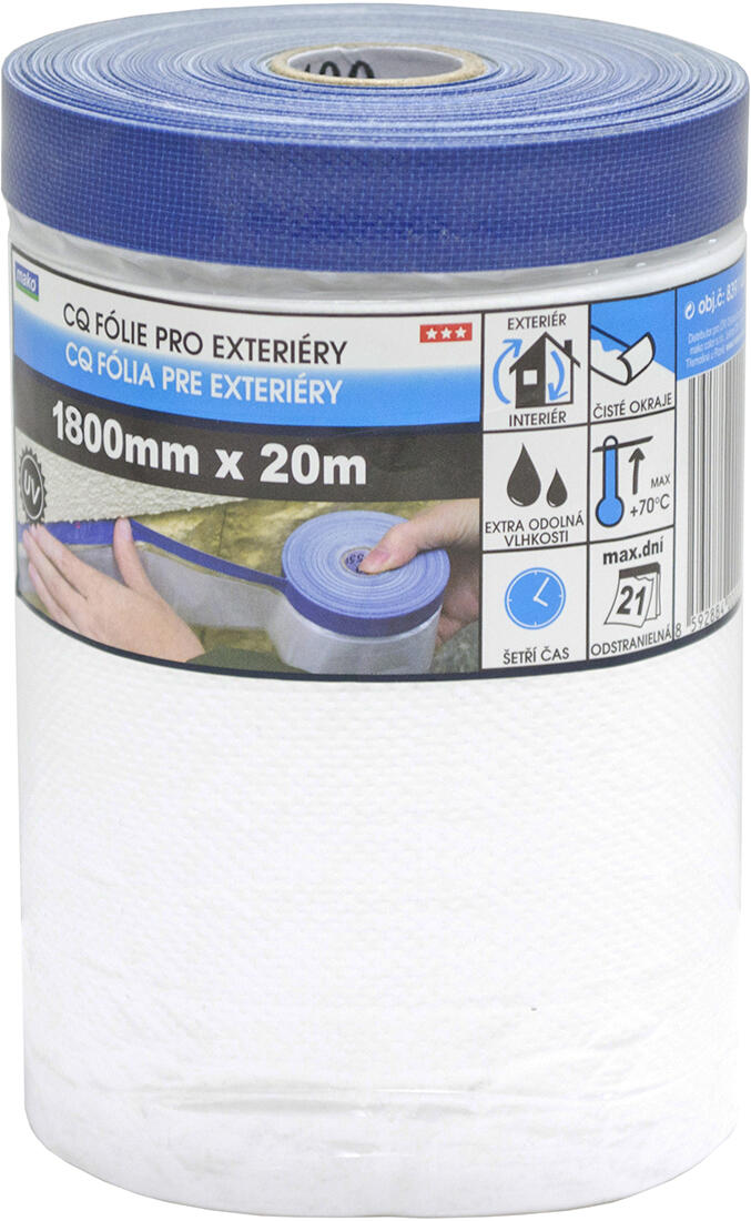 páska krycí exteriérová 180cmx20m samolepicí se zakrývací folií 0.37 Kg MTA MAXMIX Sklad14 825583