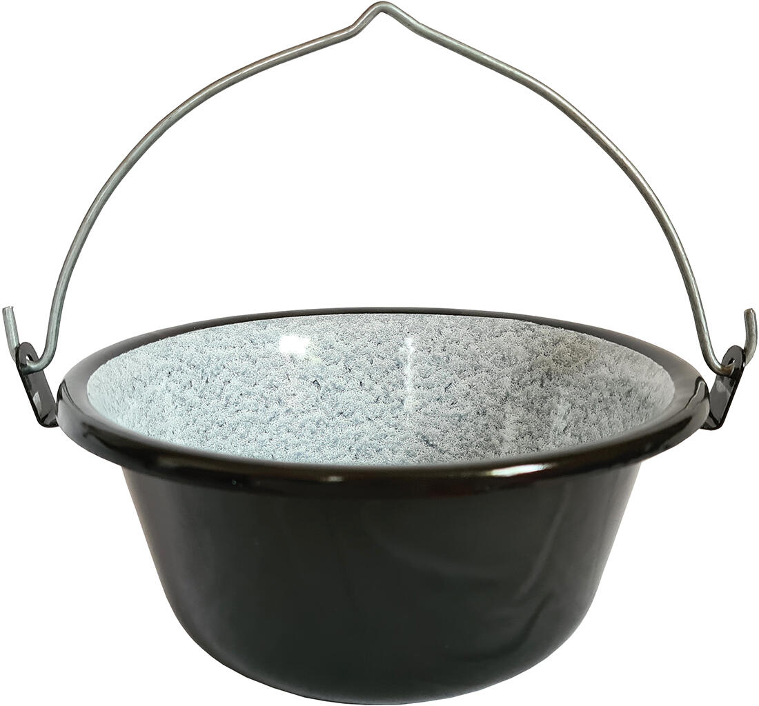 kotlík servírovací 0,8l smalt ČER 0.2Kg MAT MAXMIX Sklad14 716717