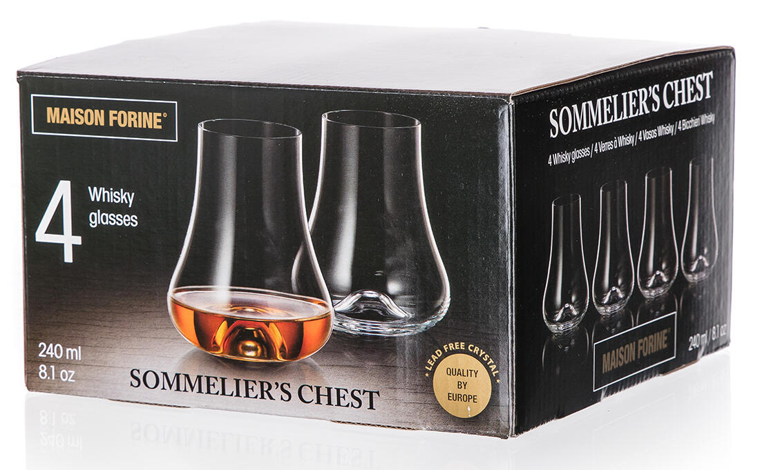 sklenice na whisky 240ml SOMMELIER CHEST (4ks) 0.54 Kg MTA MAXMIX Sklad14 369818