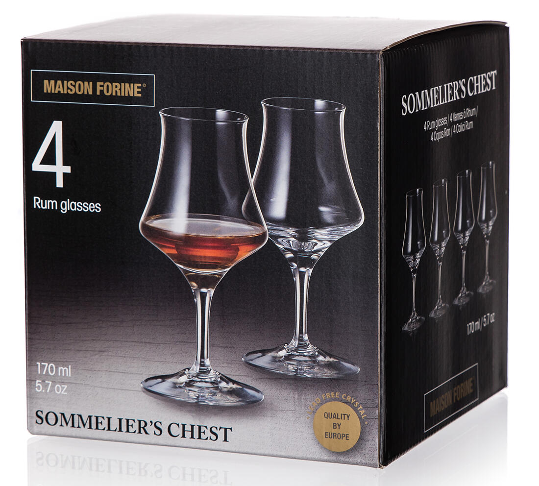 sklenice na rum 170ml SOMMELIER CHEST (4ks) 0.58 Kg MTA MAXMIX Sklad14 369822