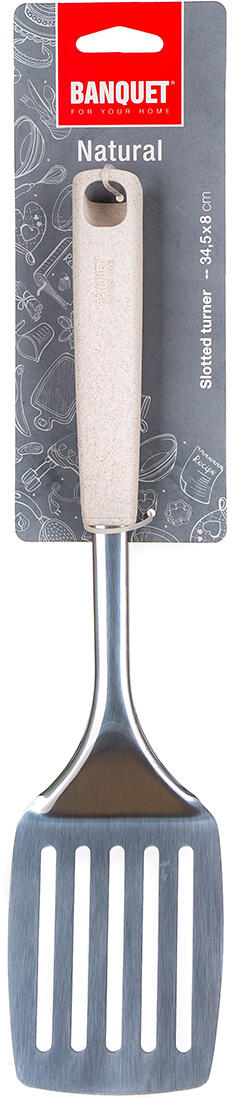 obracečka s otvory 34,5x8cm NATURAL nerez/PP 0.12 Kg MTA MAXMIX Sklad14 369850