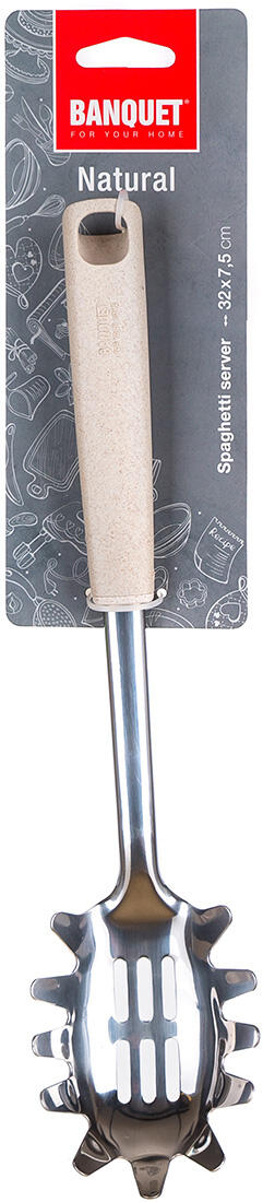 naběračka na špagety 32,5x6,8cm NATURAL nerez/PP 0.12 Kg MTA MAXMIX Sklad14 369853