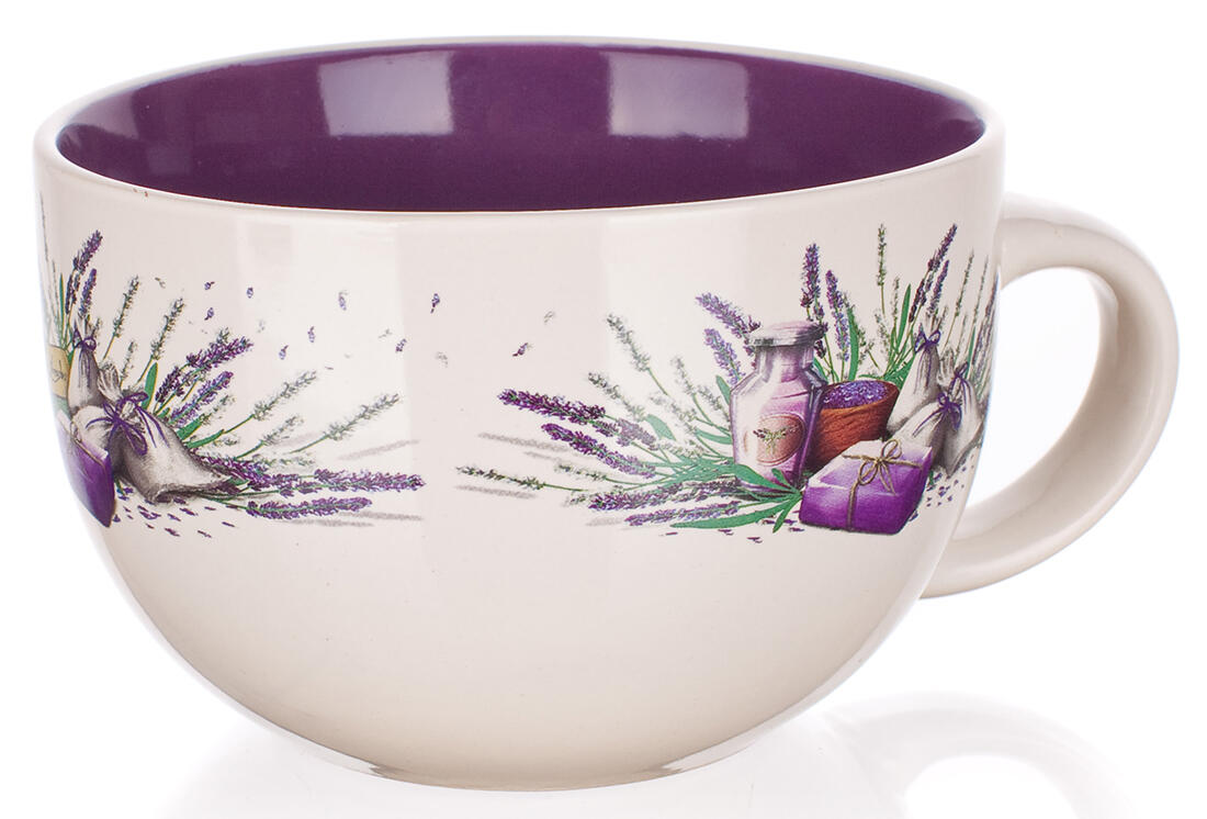 hrnek JUMBO 660ml LAVENDER keramický