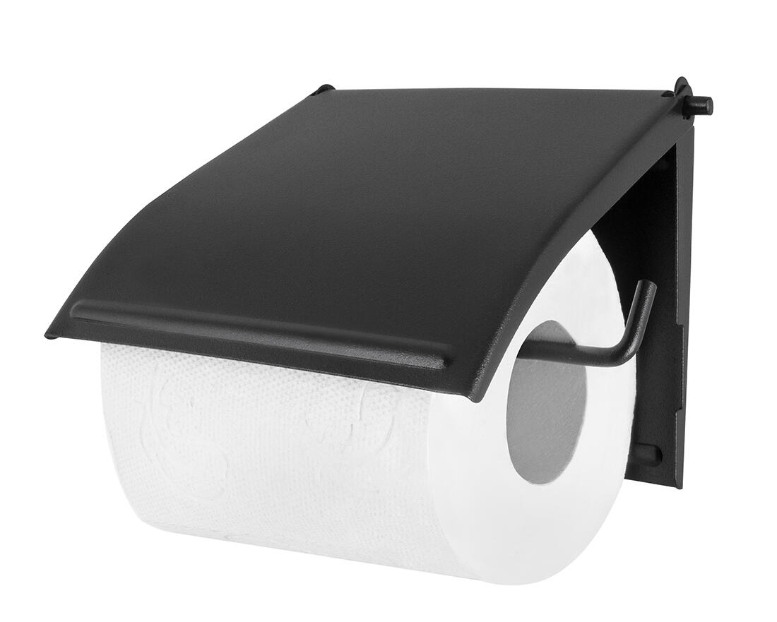 držák na WC papír 16x12,5x1,8cm kov.ČER 0.23 Kg MAXMIX Sklad14 330135 10