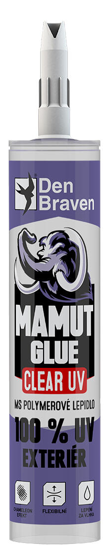 lepidlo MAMUT GLUE 290ml CLEAR UV TRA 0.31 Kg MTA MAXMIX Sklad14 442842