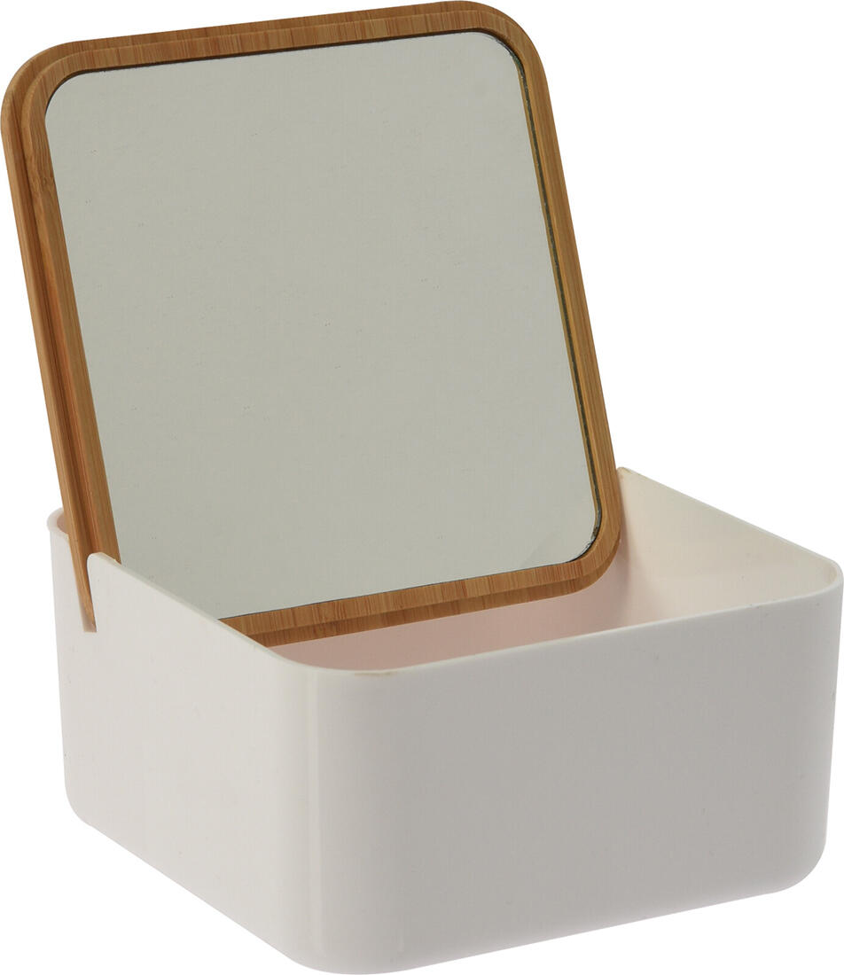 organizér se zrcátkem 13cm, PH/bambus, hranatý, kulatý mix 0.22 Kg MTA MAXMIX Sklad14 386671
