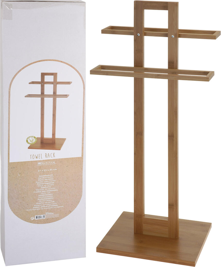 věšák na ručníky 37x25x85cm bambus 1.39 Kg MTA MAXMIX Sklad14 386683