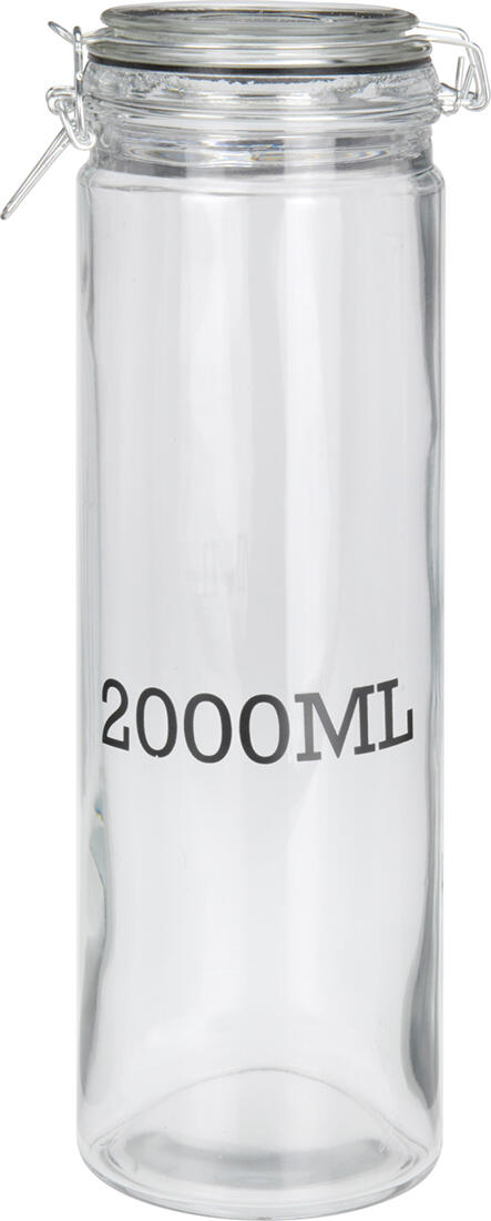 dóza hermetická 2000ml skl. s patentním uzávěrem, potisk 1.22 Kg MAXMIX Sklad14 386700 125