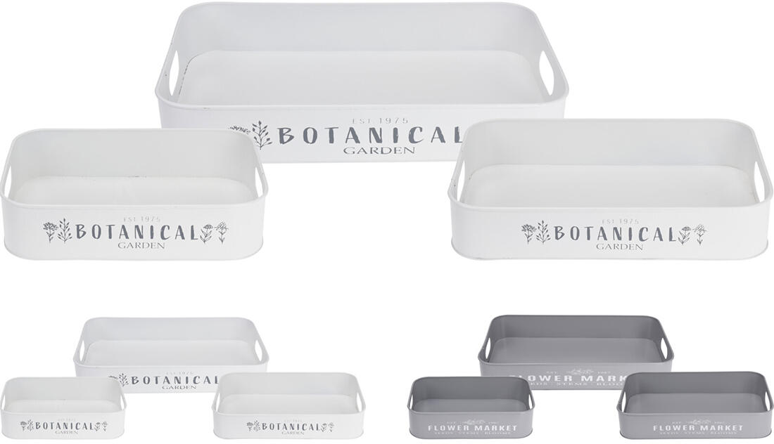 podnos obdél.sada 3díl. kov., mix dekorů, mix barev 0.56 Kg MTA MAXMIX Sklad14 386707