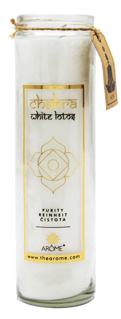 svíčka vonná sklo ČERSTVÝ LEN 320g (hoří 100hod) 0.32 Kg MTA MAXMIX Sklad14 399560