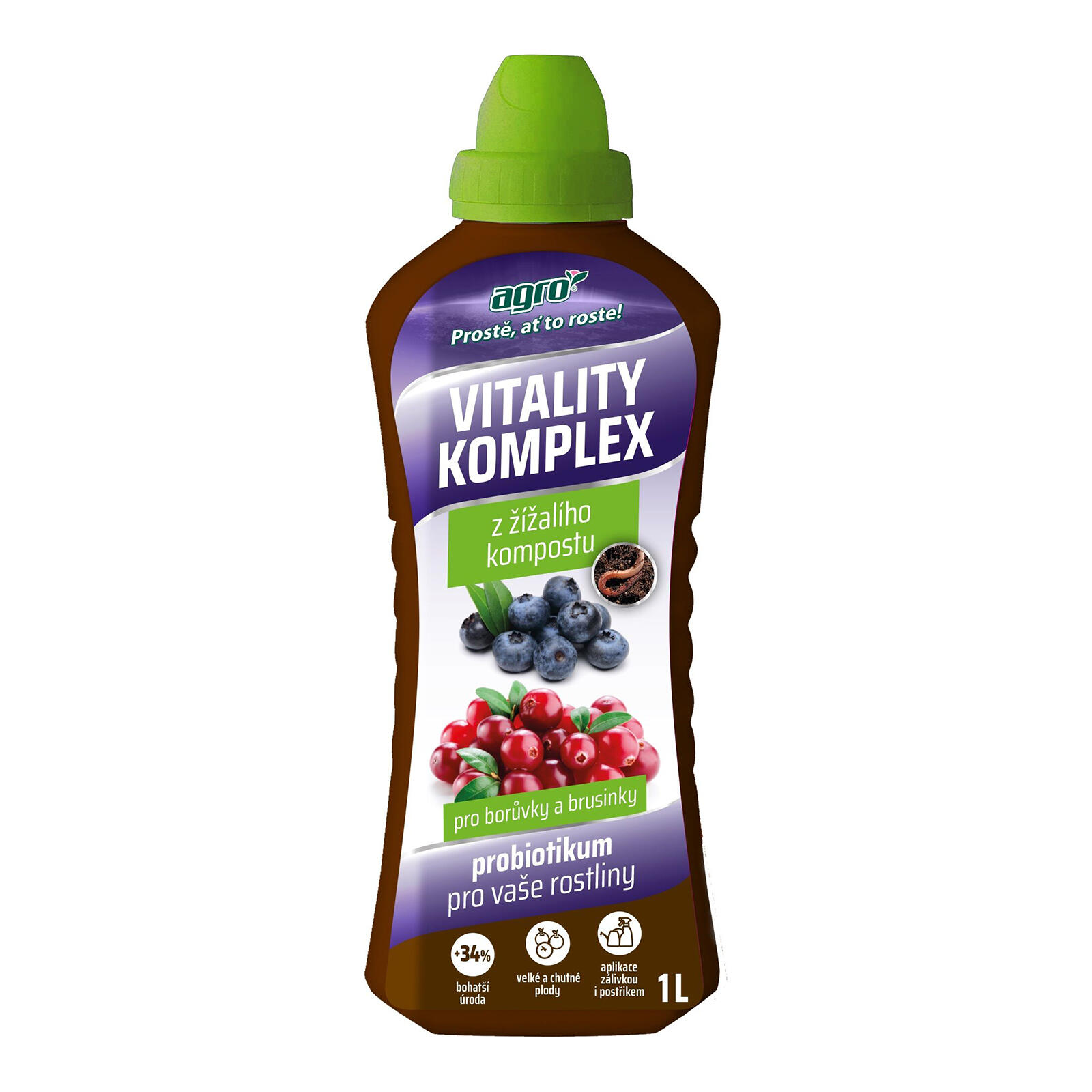 AGRO Vitality Komplex borůvka, brusinka, probiotikum 1l 1 Kg MTA MAXMIX Sklad14 912656