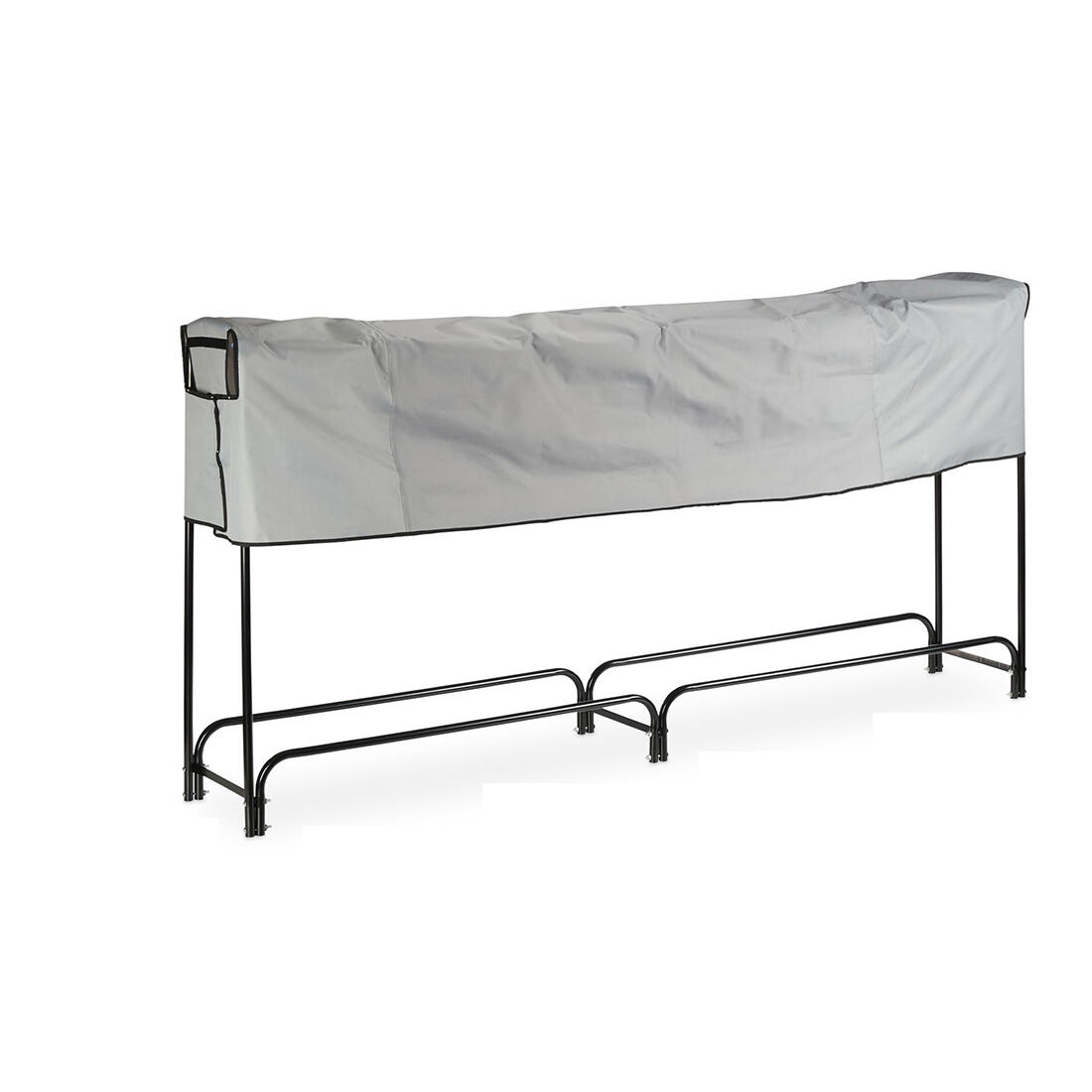 stojan na palivové dřevo 244×38×118cm ČER s plachtou 8.01 Kg MTA MAXMIX Sklad14 791507