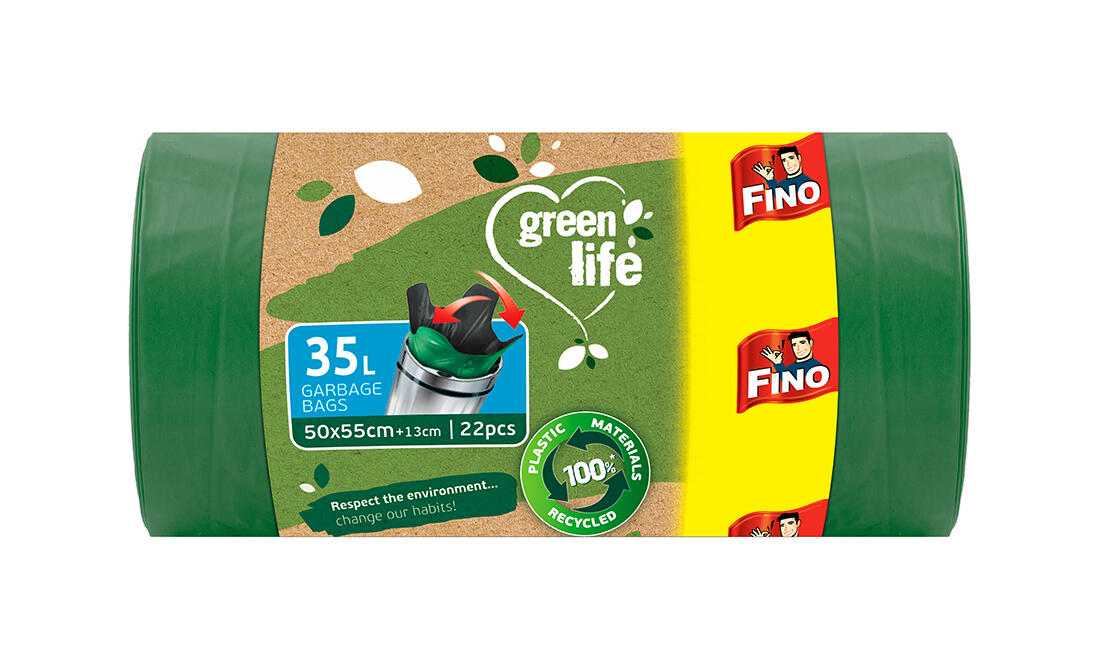 pytle na odpadky BIO s uchy 35l (22ks) 50x55cm 25μm ZE 0.3 Kg MAXMIX Sklad14 281167