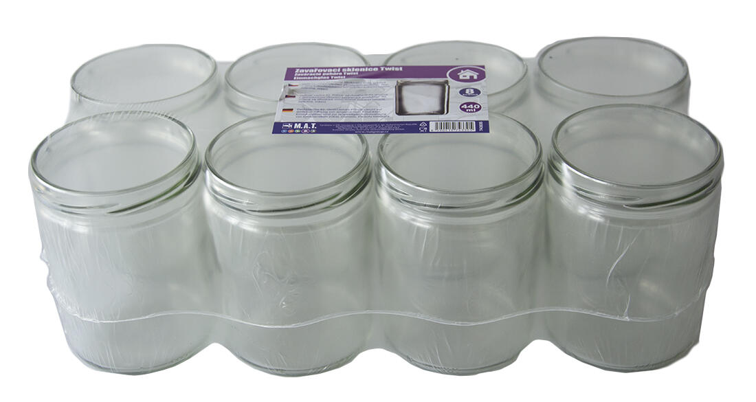 sklenice zavařovací  440ml TWIST 82 (8ks) 1.92 Kg MTA MAXMIX Sklad14 743035