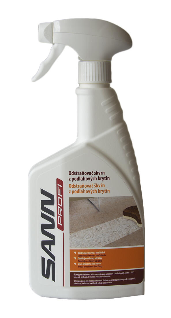 čistič SANN PROFI Odstraňovač skvrn na koberce 500ml 0.5 Kg MTA MAXMIX Sklad14 424187