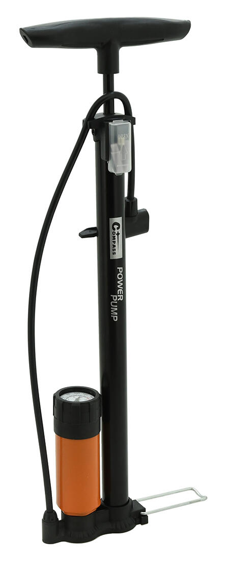 hustilka ruční 59x3,2cm POWER PUMP s manometrem 0.7 Kg MTA MAXMIX Sklad14 316004