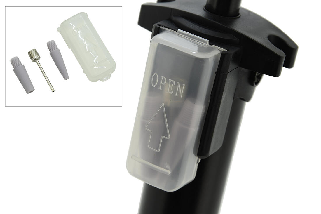 hustilka ruční 59x3,2cm POWER PUMP s manometrem 0.7 Kg MTA MAXMIX Sklad14 316004