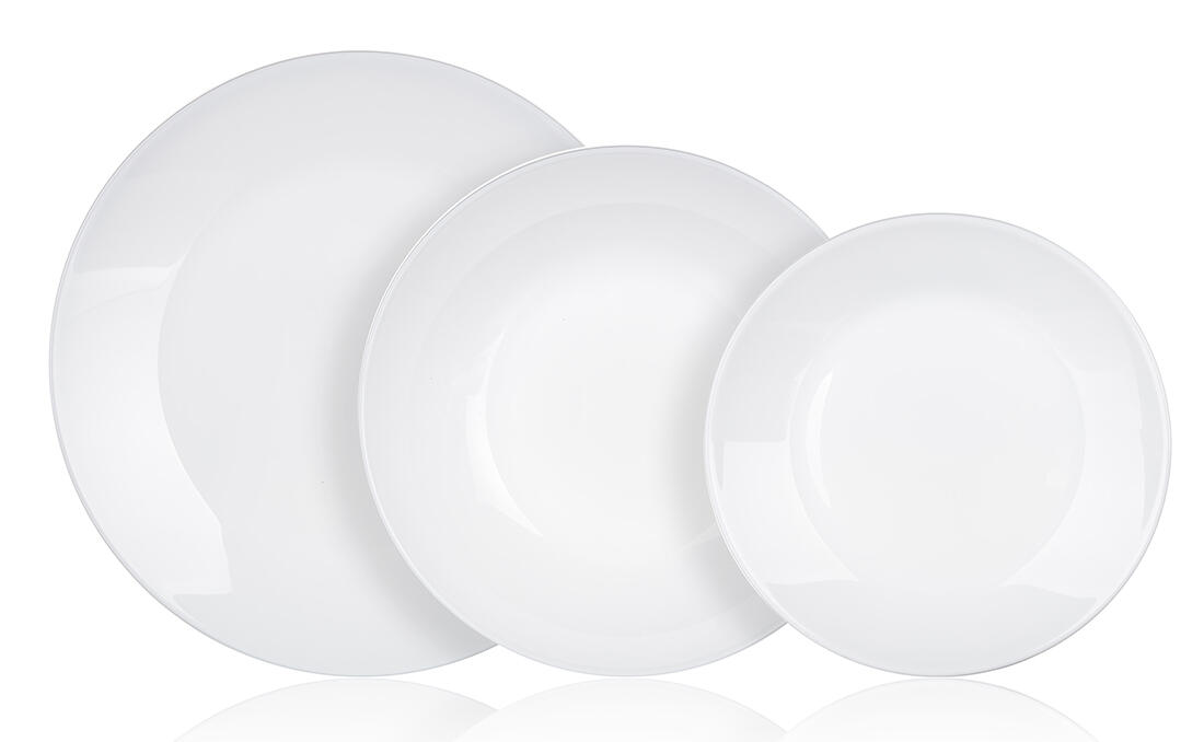 sada jídelní ZELIE 18díl. skleněná BÍ 5.48 Kg MTA MAXMIX Sklad14 369996