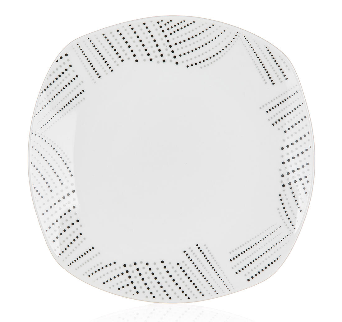 talíř dezertní 18,5cm CHARME dekor porcelánový 0.28Kg MAT MAXMIX Sklad14 369999