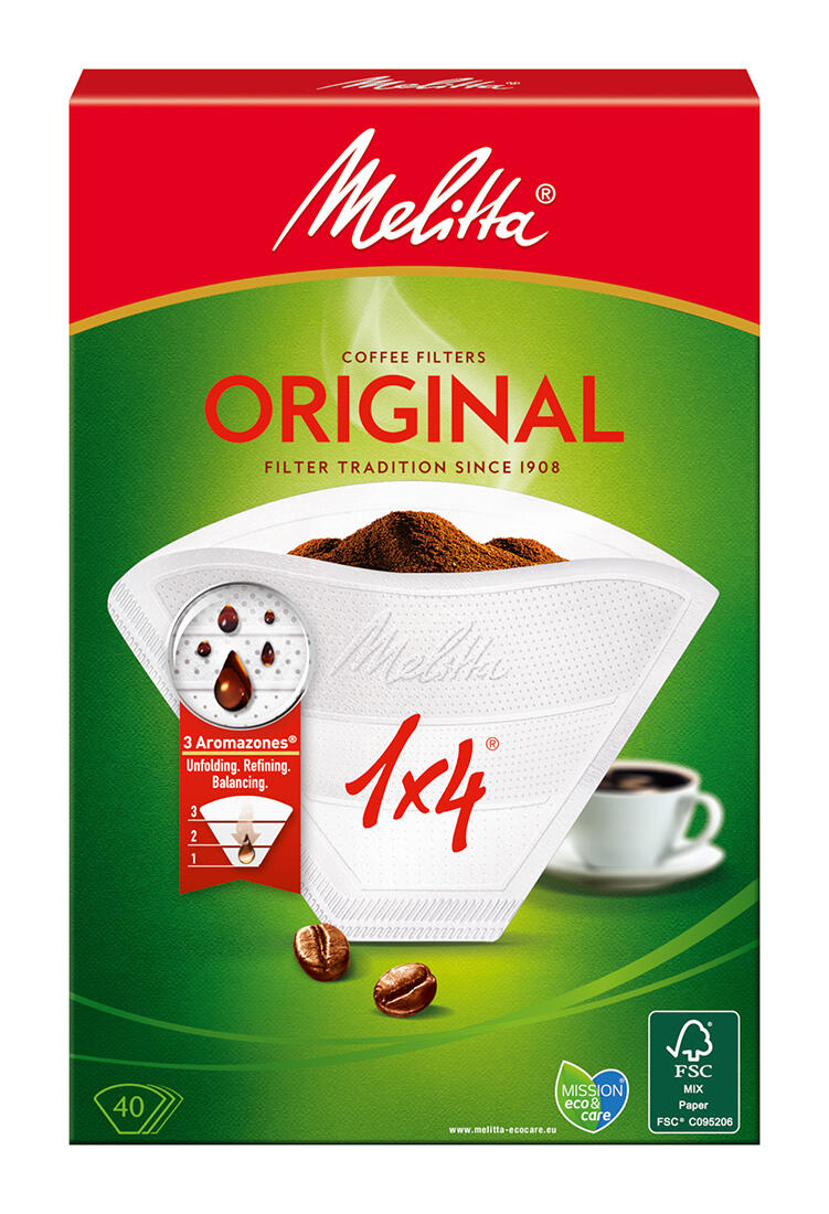 filtry na kávu velikost 4 (40ks) MELITTA original 0.08 Kg MAXMIX Sklad14 824616 228