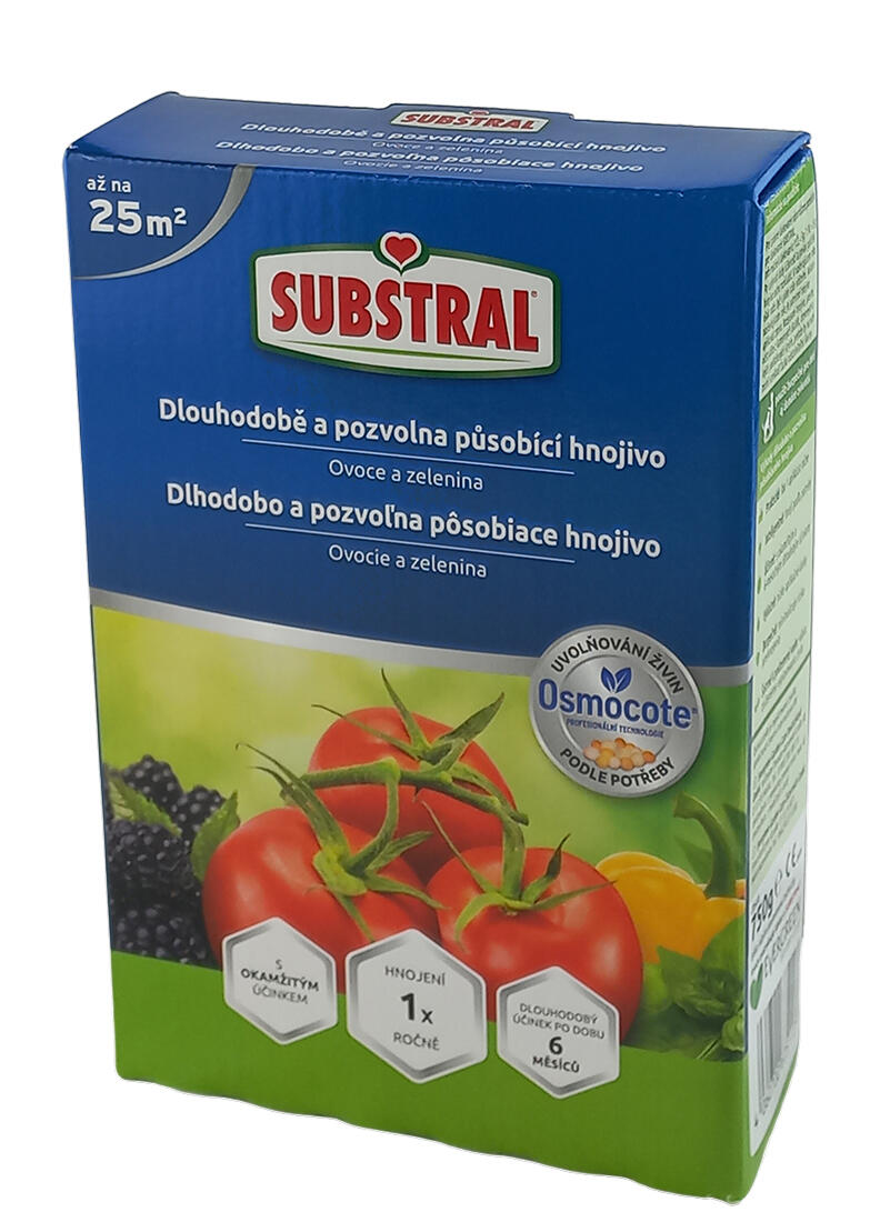 hnojivo dlouhodobé pro ovoce, zeleninu 750g SUBSTRAL OSMOCOTE 0.75 Kg MAXMIX Sklad14 910761 21