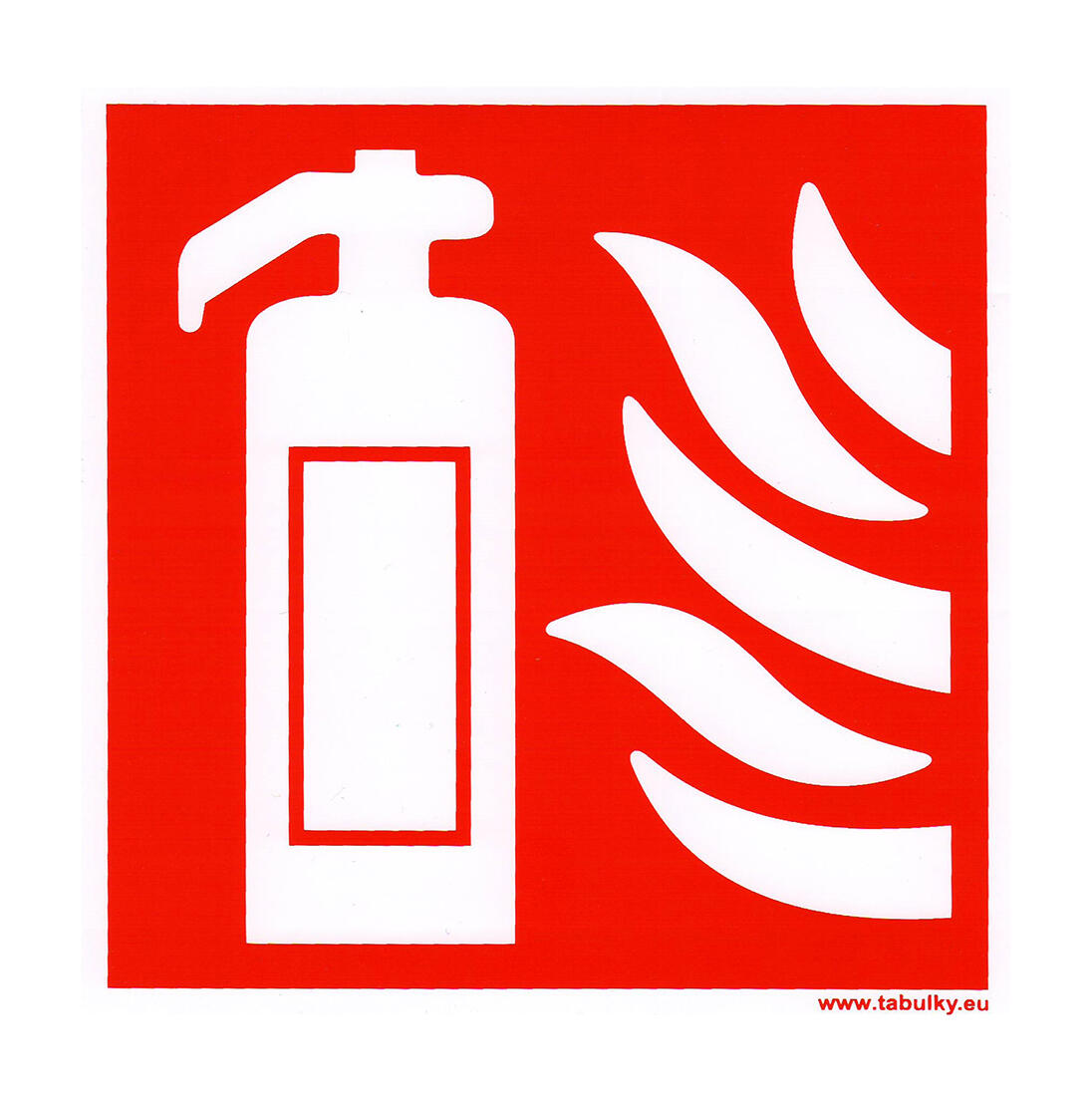 tabulka - SYMBOL HASICÍ PŘÍSTROJ 148x148mm PH fotoluminiscenční 0.03 Kg MTA MAXMIX Sklad14 588986