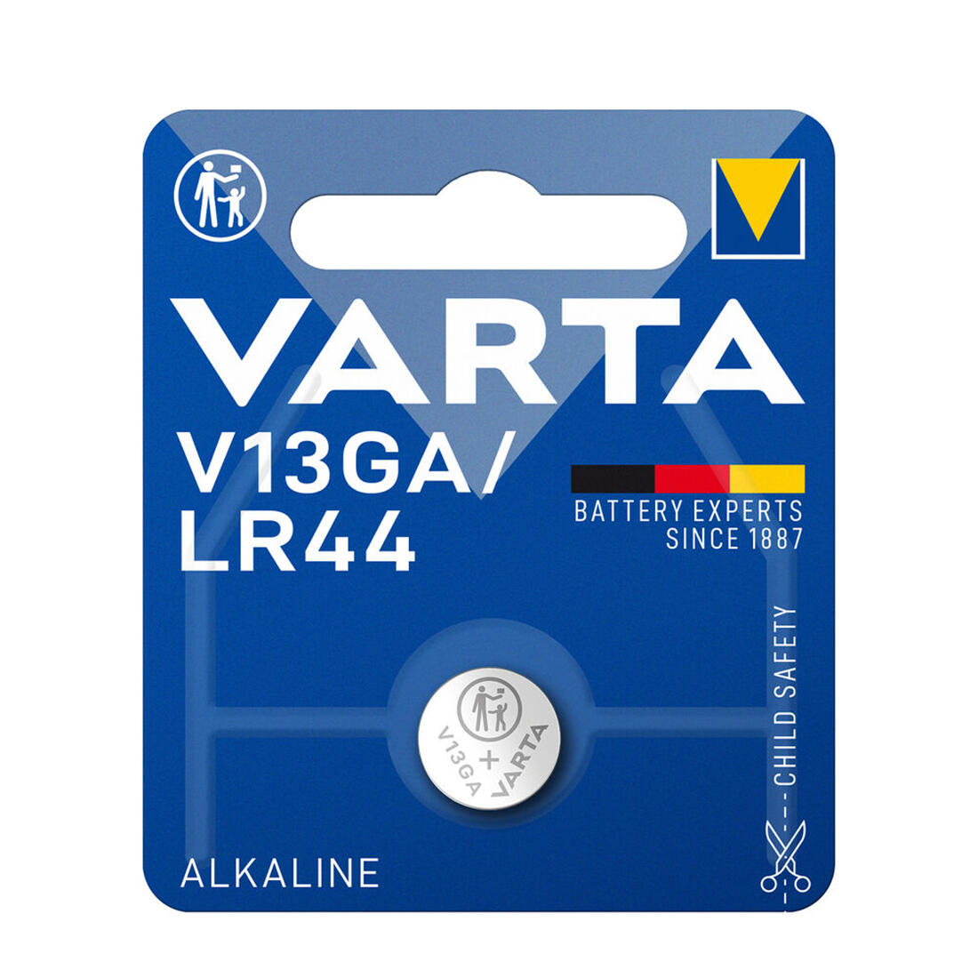 baterie knoflíková V13GA/LR44 alkalická VARTA 0.01 Kg MAXMIX Sklad14 129174 132
